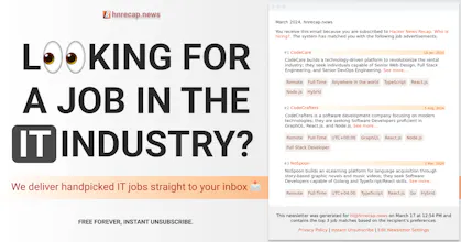 HNRecap Jobs gallery image