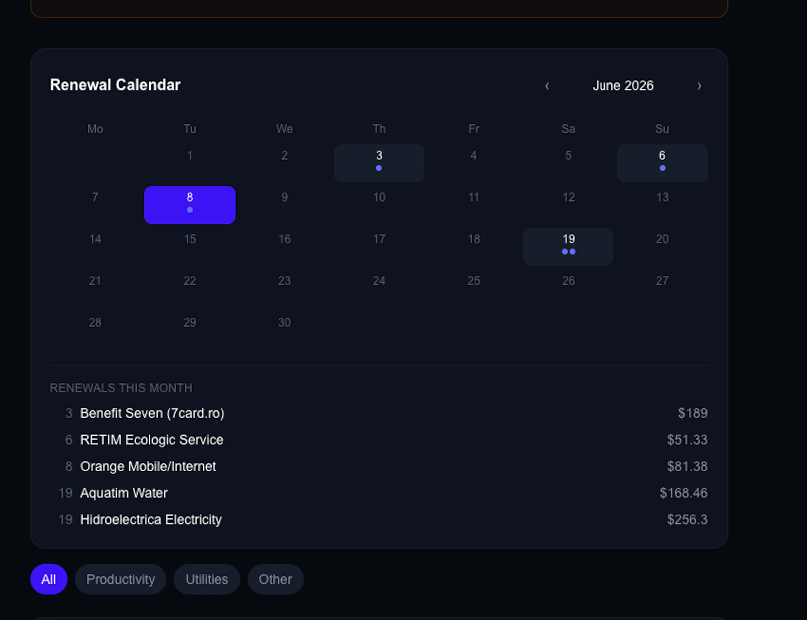 SubWise screenshot 5