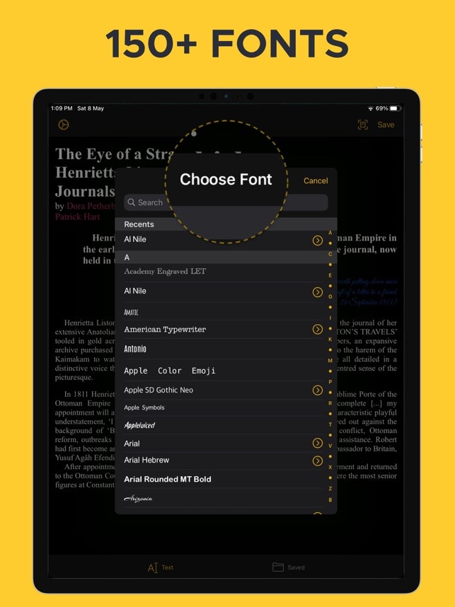 Live Text Scanner - PDF Writer (iOS App) gallery image