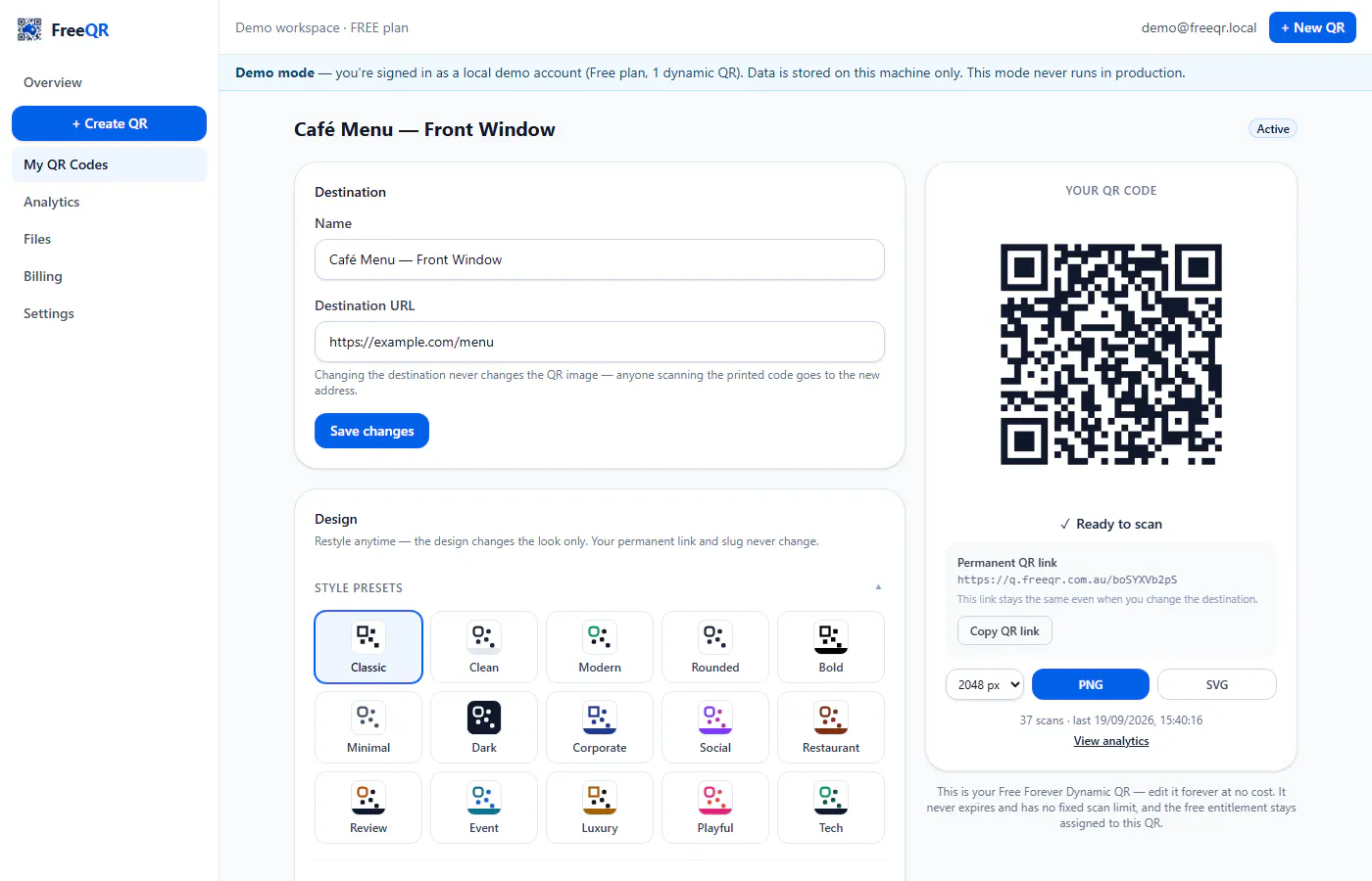 FreeQR gallery image