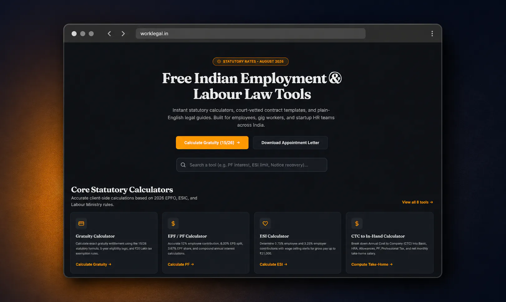 WorkLegal.in gallery image