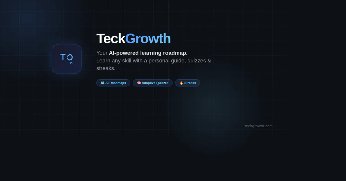 TeckGrowth 项目横幅