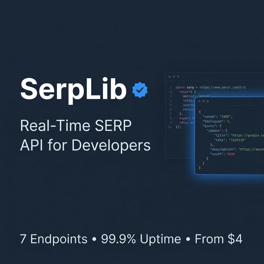 SerpLib.com Real-time Google Search API gallery image