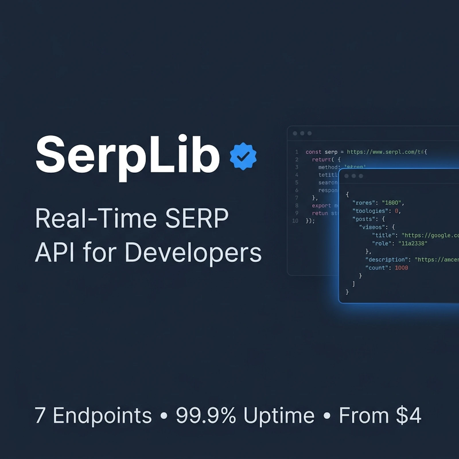 SerpLib.com Real-time Google Search API screenshot 1