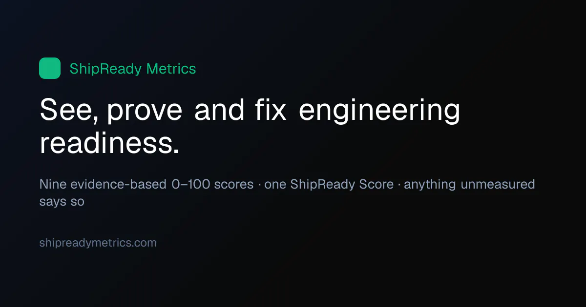 ShipReady Metrics gallery image