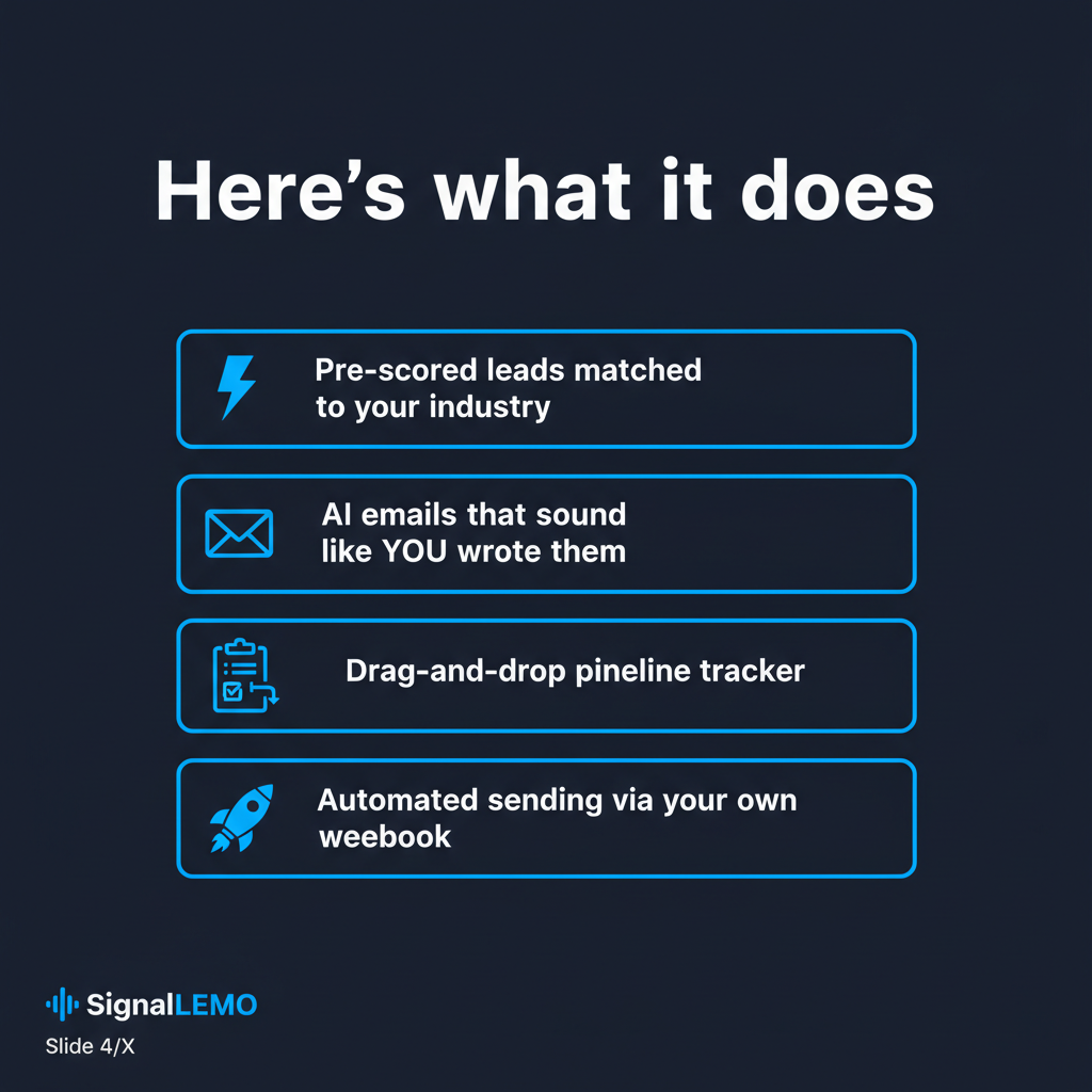 SignalLEMO - Ai Outreach Made Simple gallery image