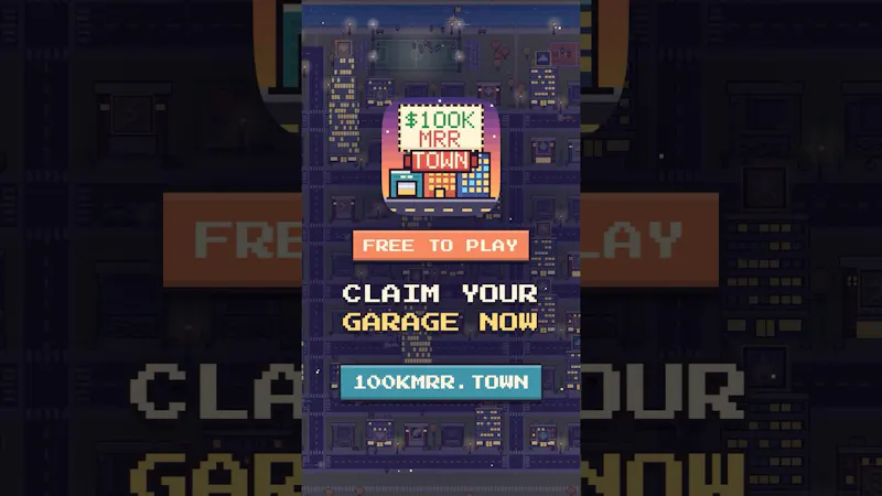 $100K MRR Town screenshot 1 (video preview)