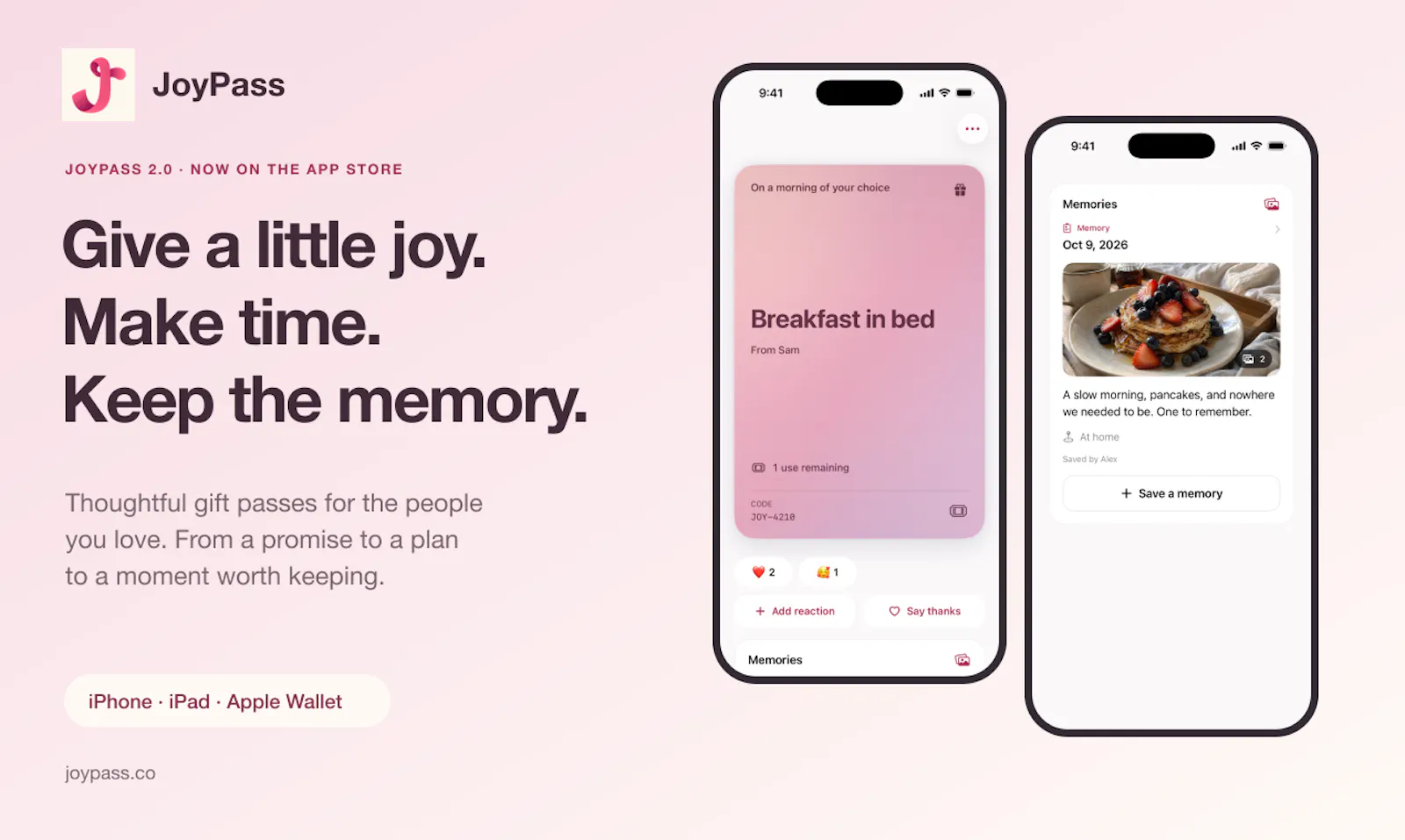 JoyPass 2.0 screenshot 1