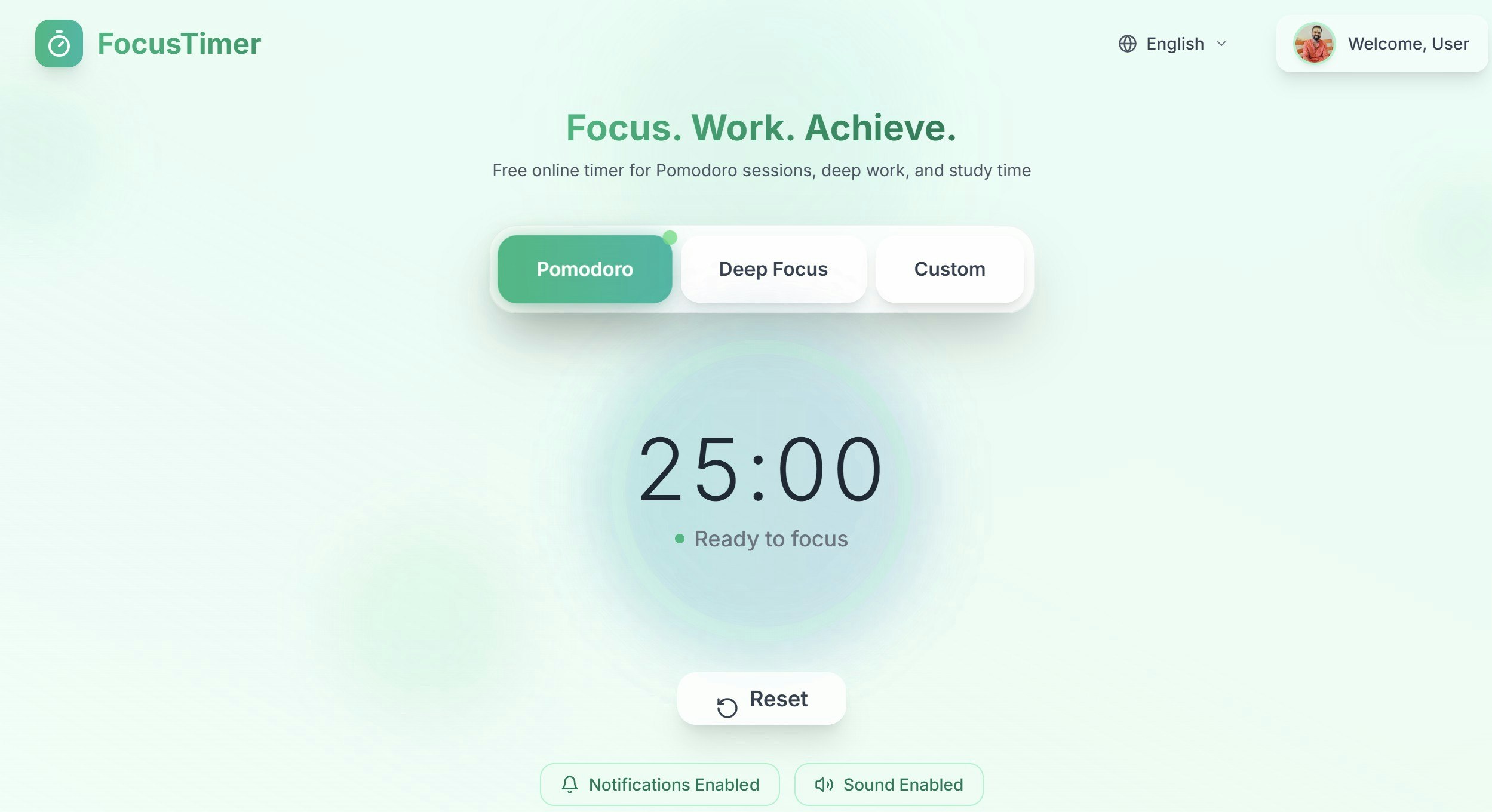 FocusTimer - Een betere manier om diep werk te doen - ontmoet focustimer.online media 2