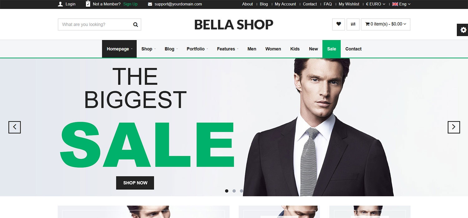 eCommerce Website Templates