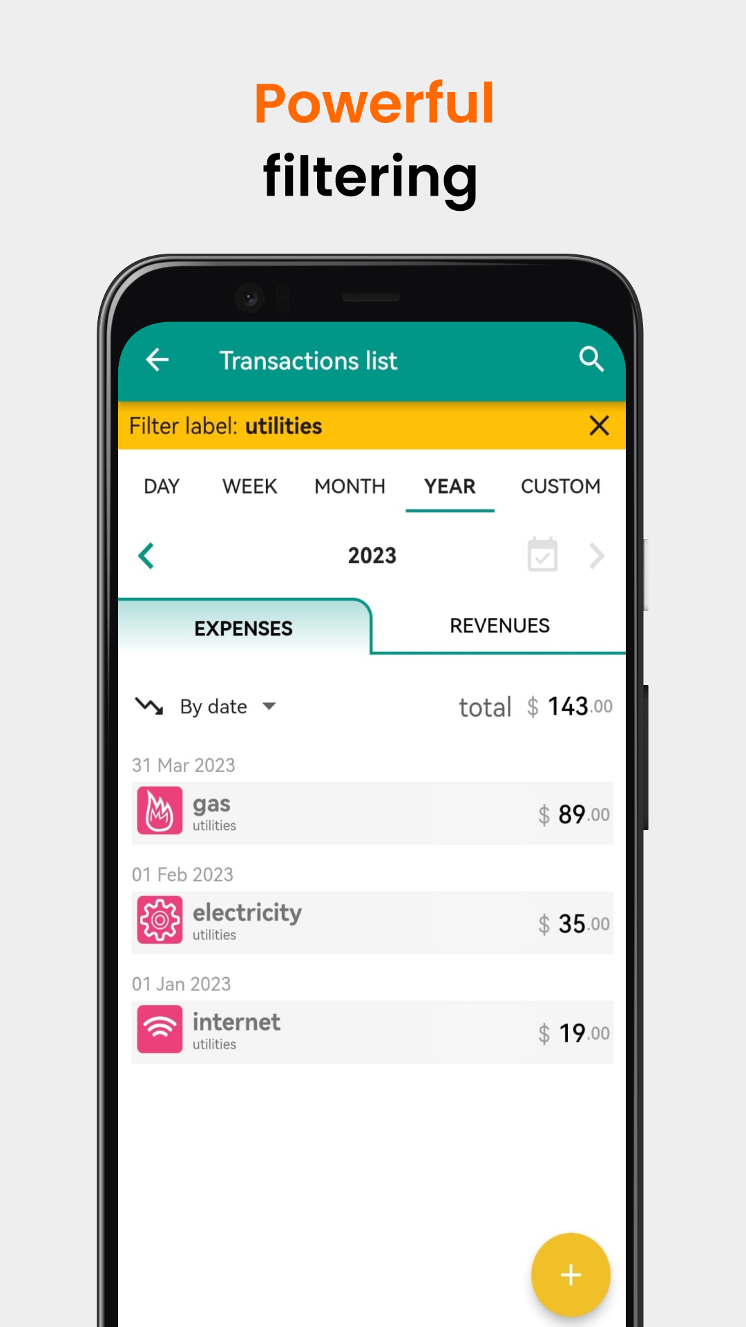 Expense Manager - Easily keep track of what exactly you spend money on media 5