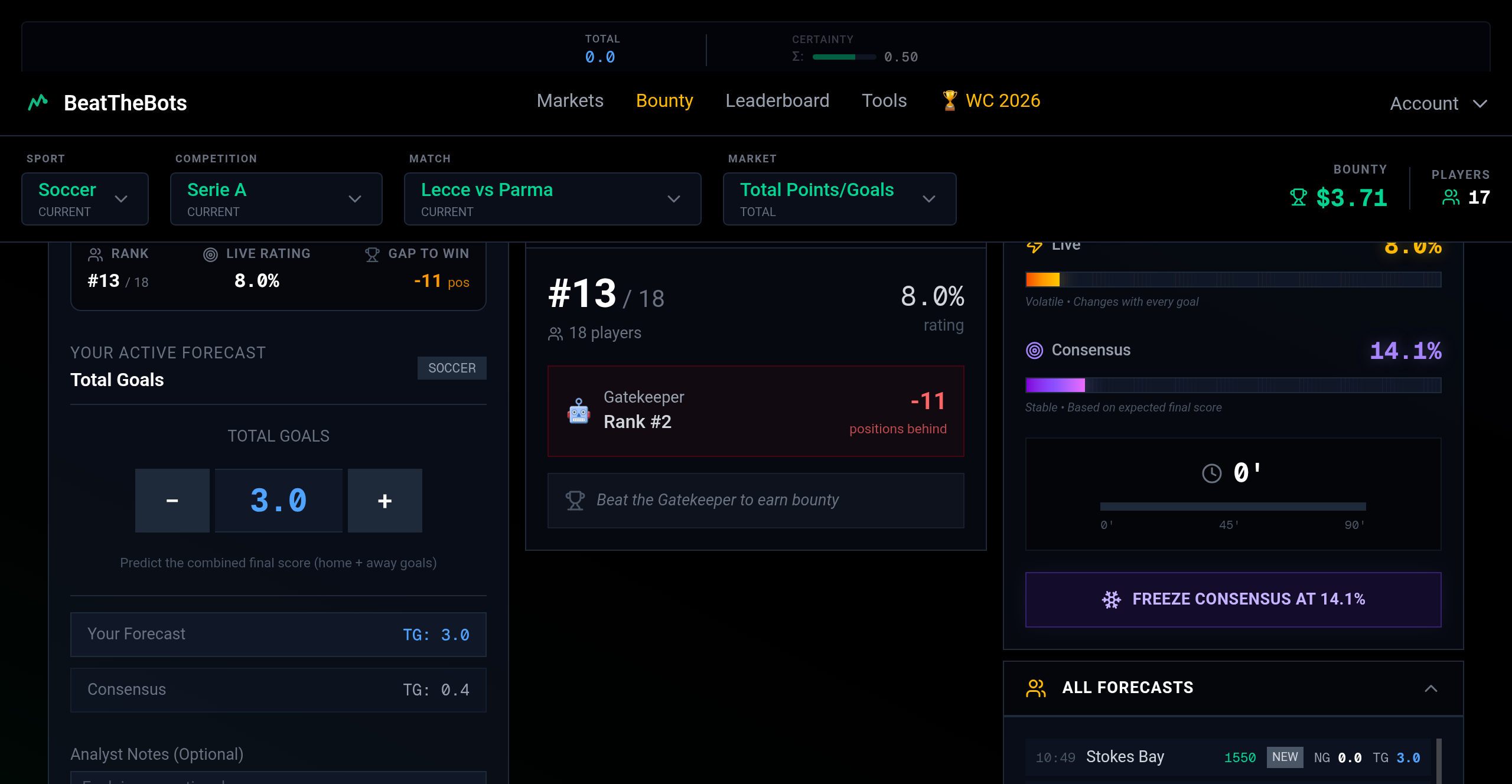 BeatTheBots - Main product screenshot demonstrating key features and user interface