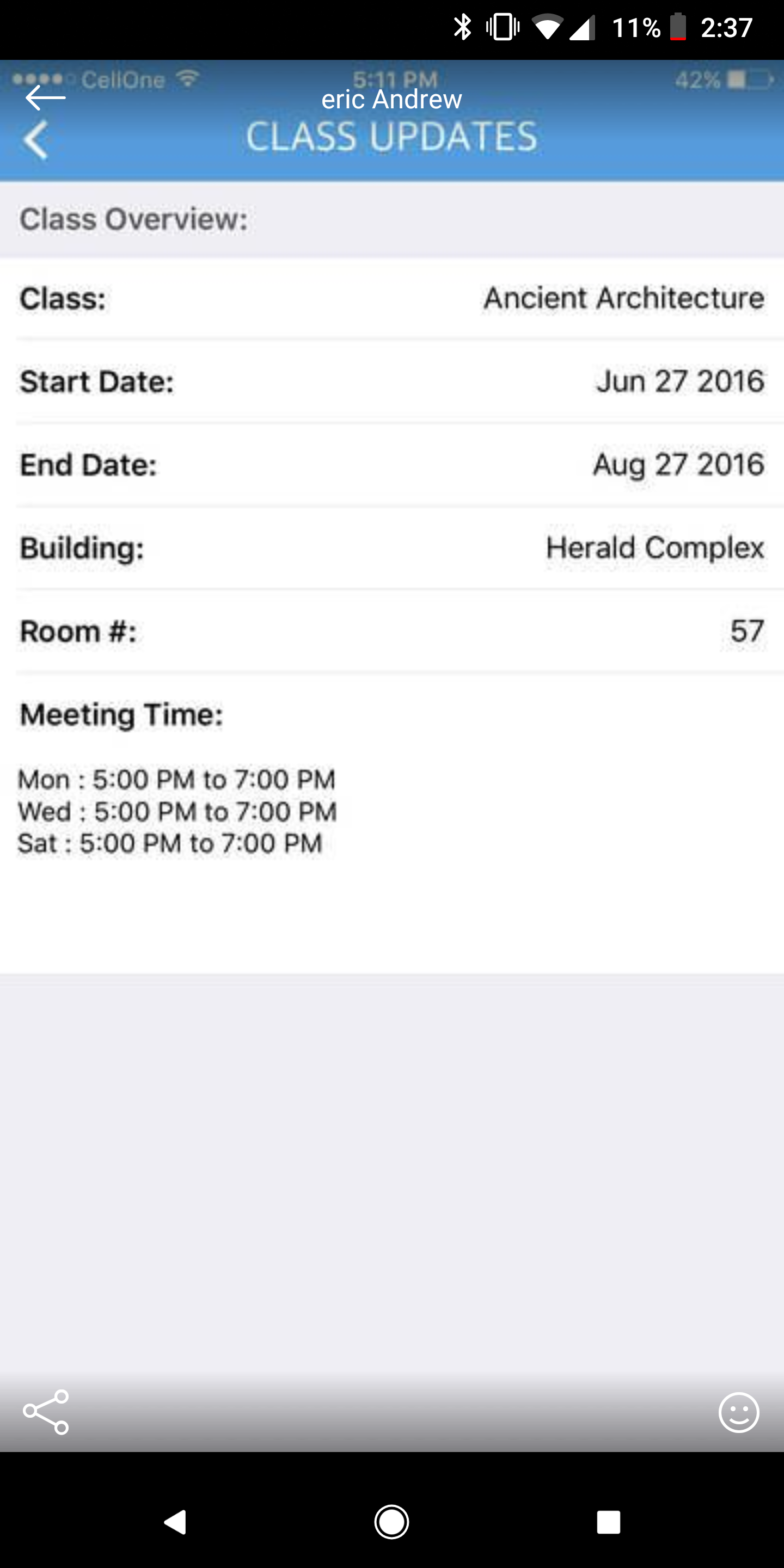 Class Updates gallery image
