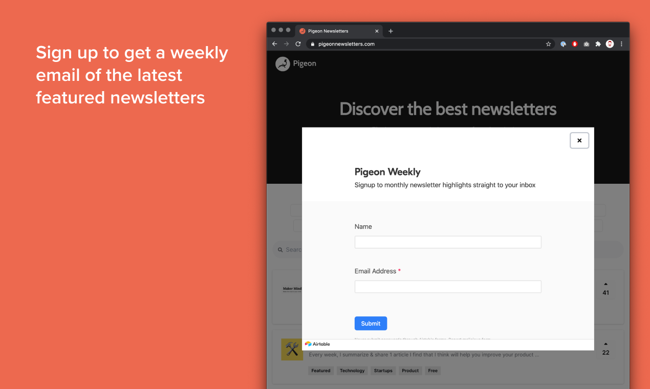 Pigeon News gallery image