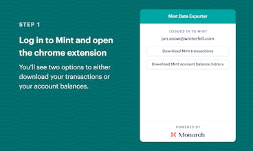 Mint Data Exporter by Monarch Money gallery image