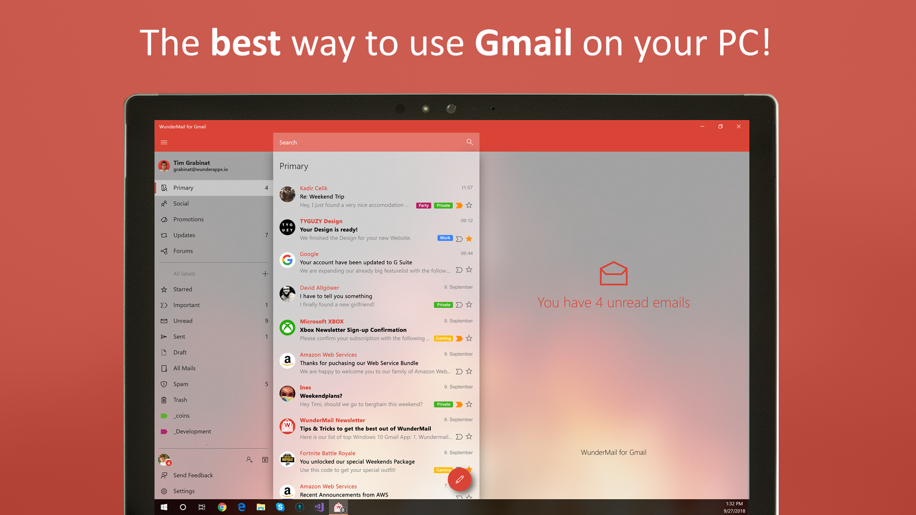WunderMail for Gmail gallery image