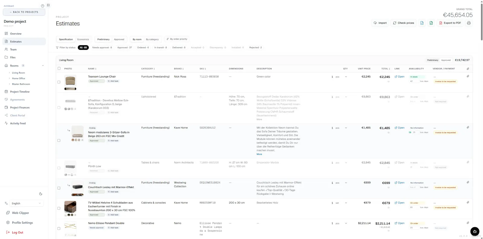 ArchiBoard screenshot 2