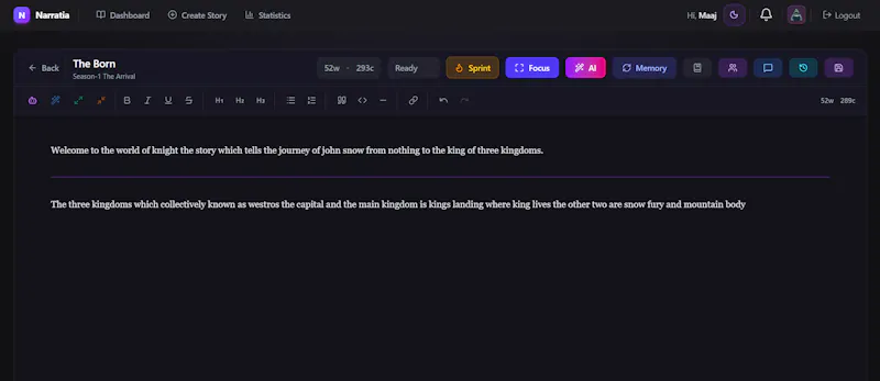 Narratia screenshot 3
