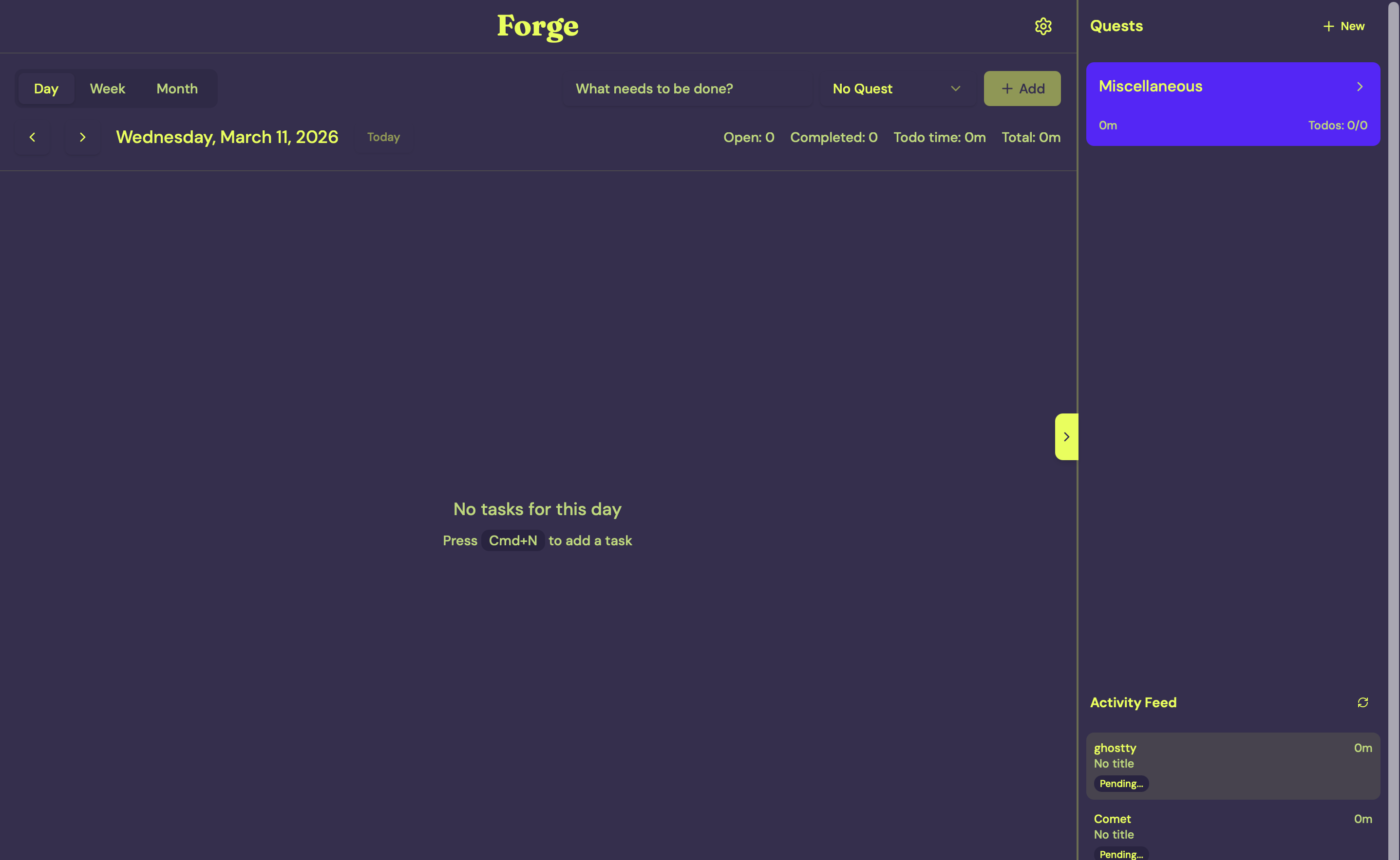 Forge - Screenshot 2 showing product features and functionality