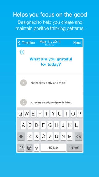 Five Minute Journal App Image