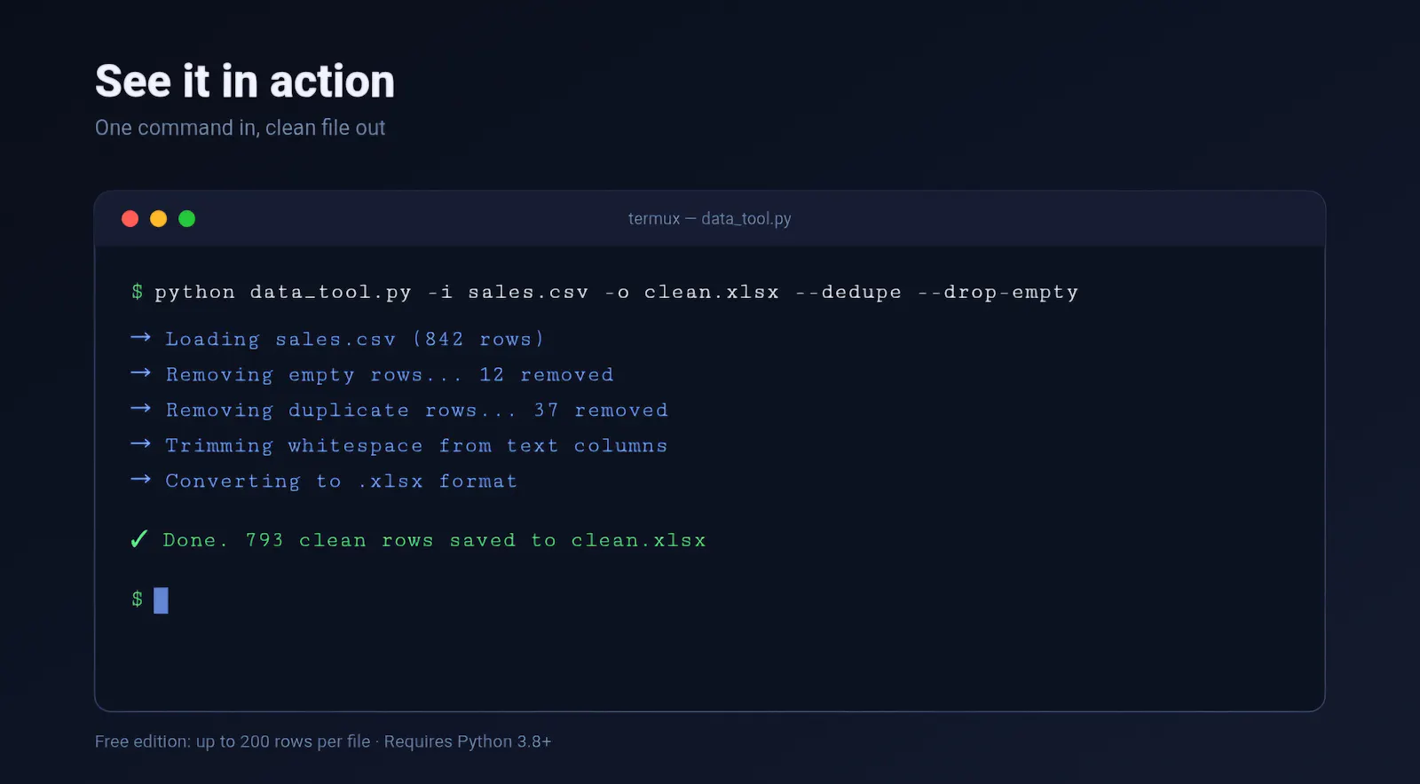 Data Tool screenshot 2