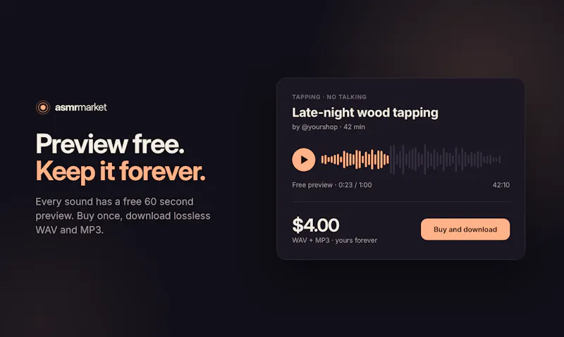 ASMR Market screenshot 2