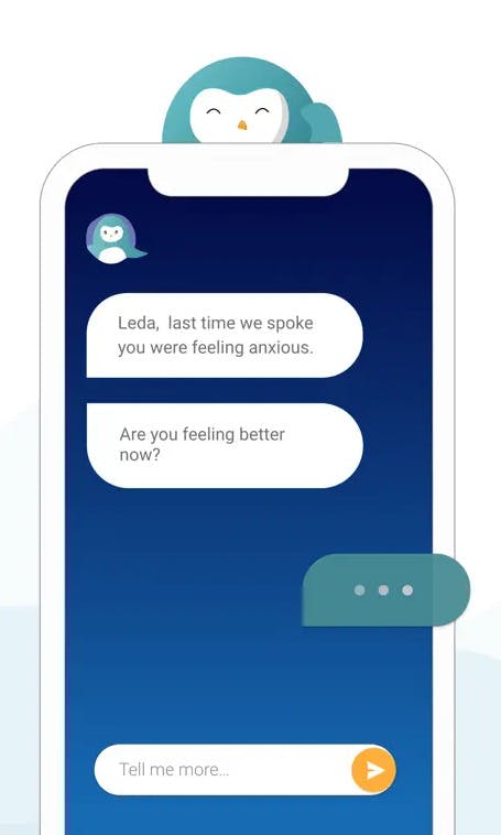 Wysa's anonymous chatbot