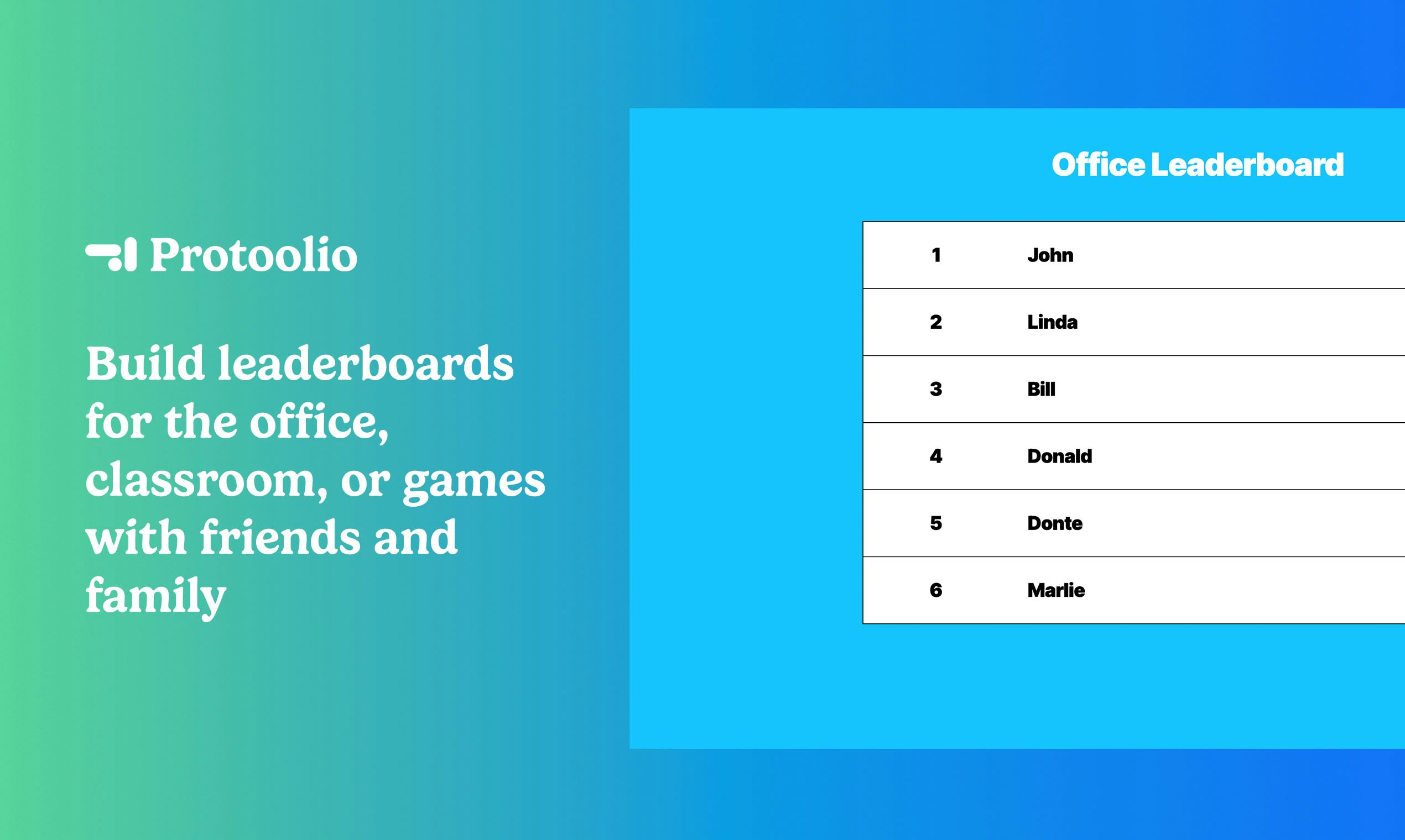 Scorekeeper - Mooie leaderboard en scorebord bouwer -app media 2
