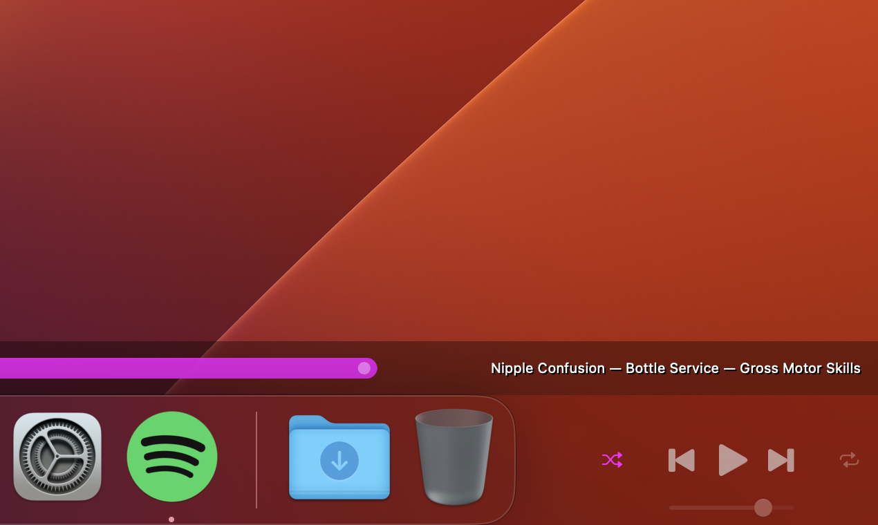 وسائط Dock Party 3.0 - Spotify Apple Music Visualizer & Controls في MacOS Dock 4