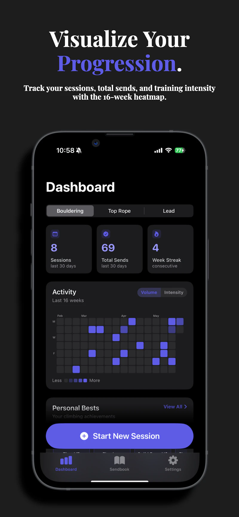 Sendbook: Climbing Logbook screenshot 1