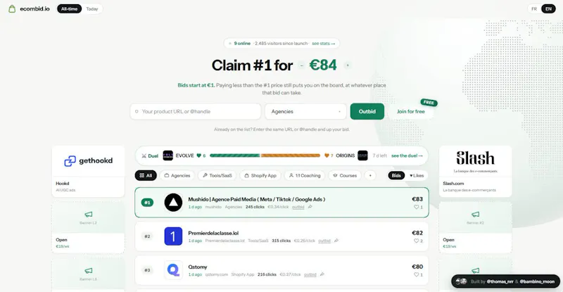 Ecombid screenshot 1
