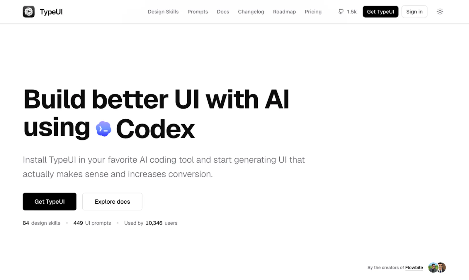 TypeUI screenshot 1