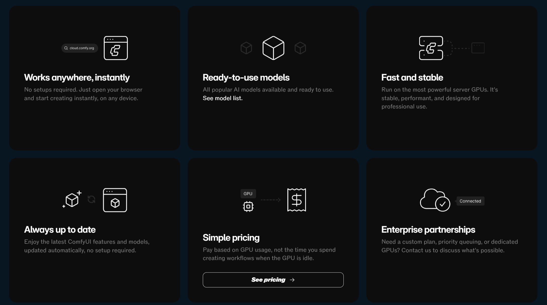 Comfy Cloud gallery image