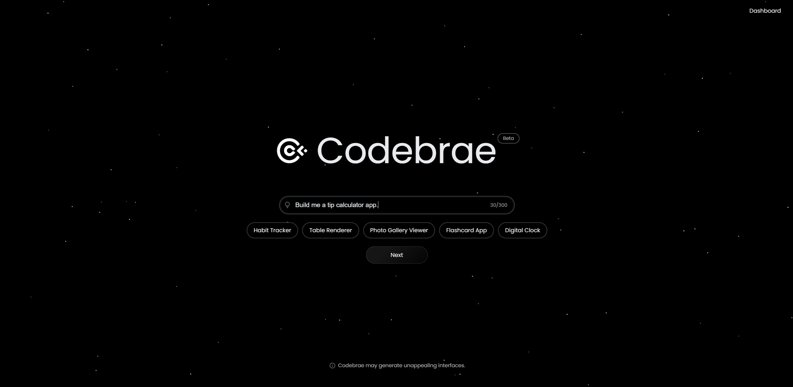 Codebrae - Main product screenshot demonstrating key features and user interface