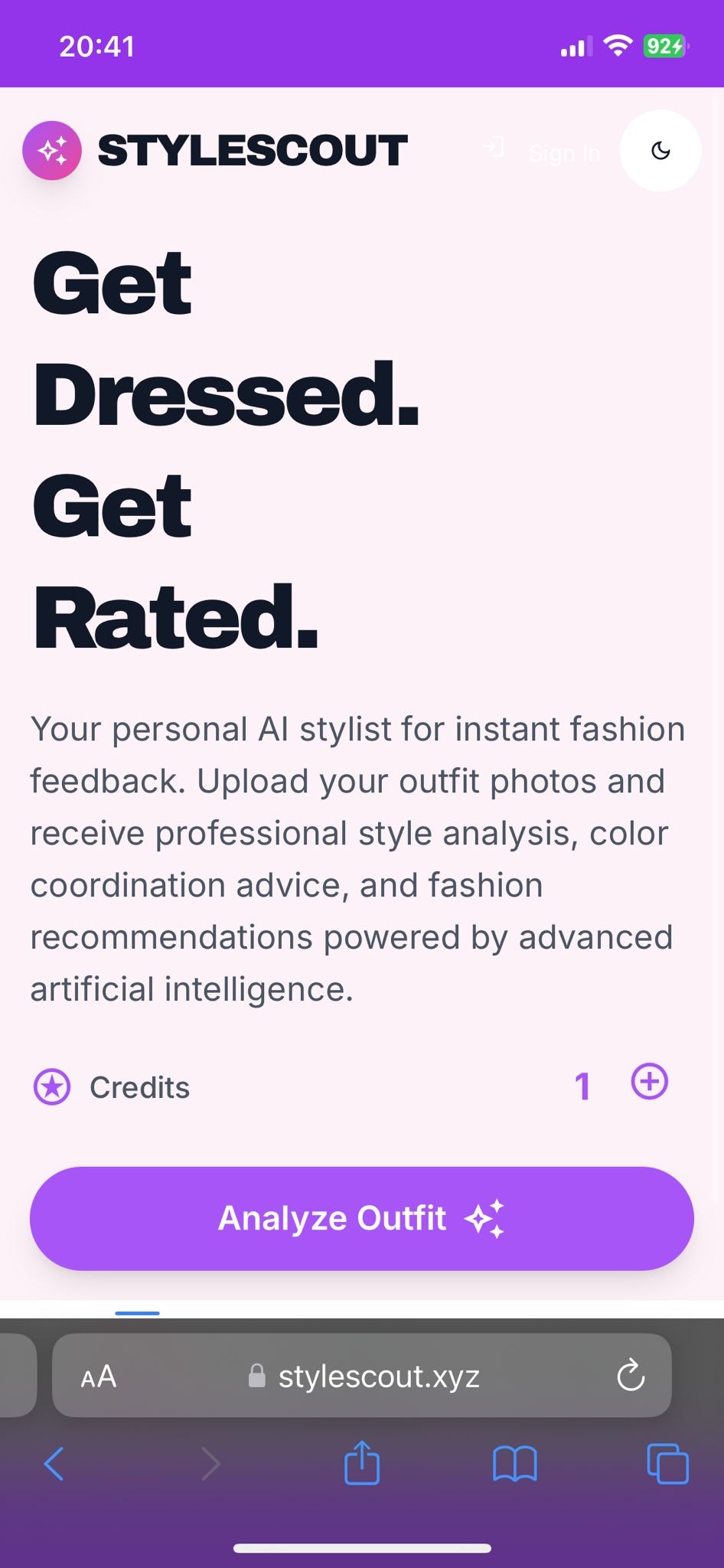 Média Styles - Obtenez des critiques instantanées de tenue AI et des conseils de style 1