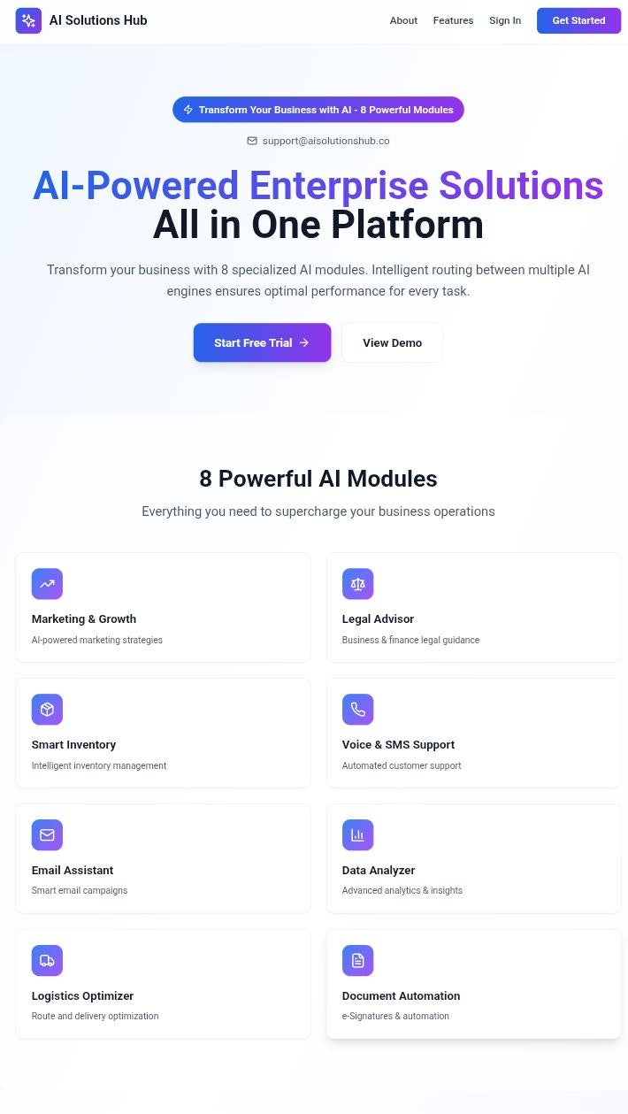Solutions Hub Platform  - Screenshot 3 preview
