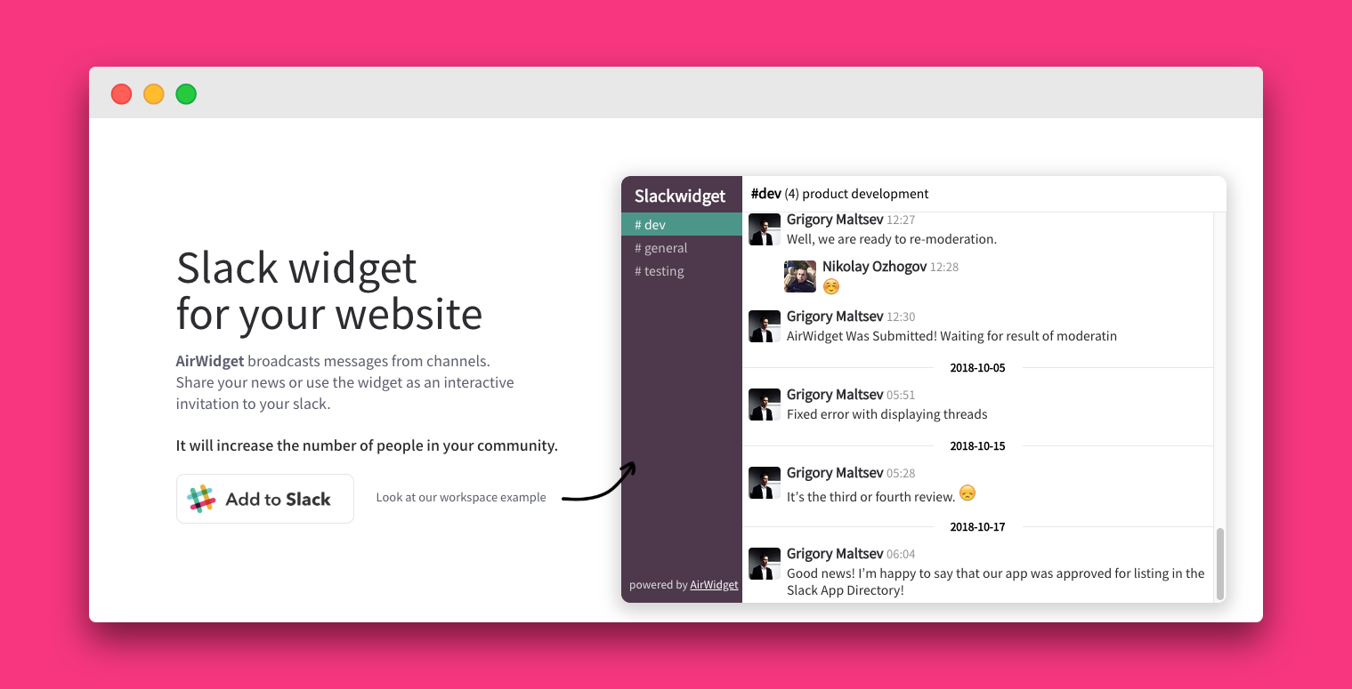 AirWidget gallery image