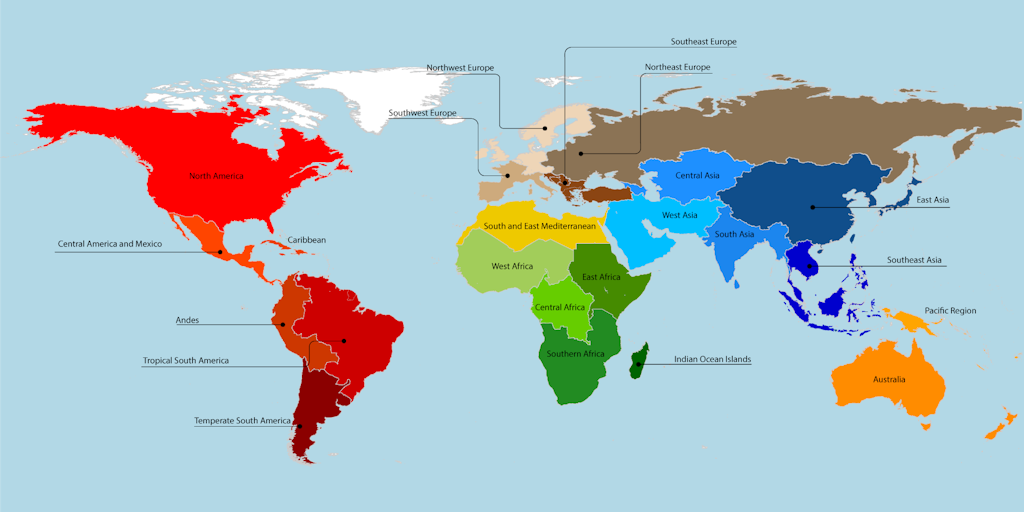 Interactive Food Origin Map Know how far your food has traveled