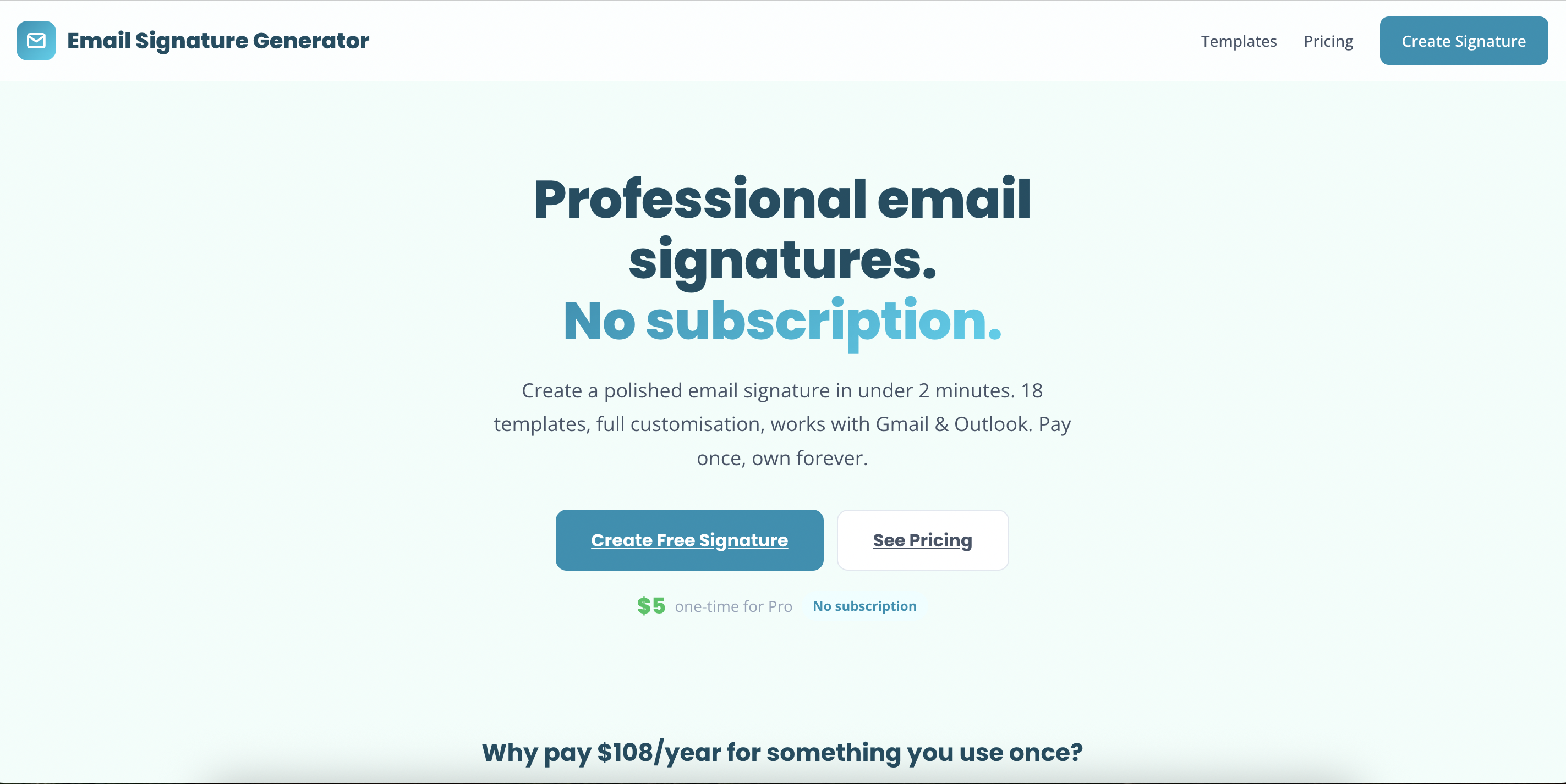 Email Signature Generator gallery image