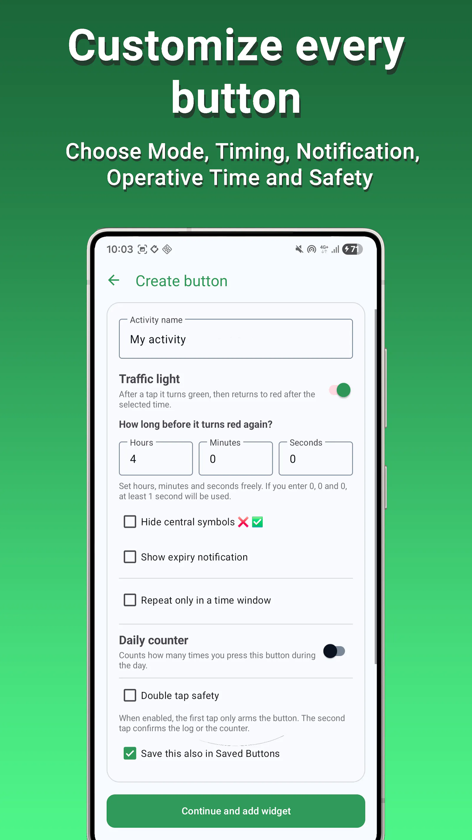 All My Buttons – Traffic Light Widget screenshot 4