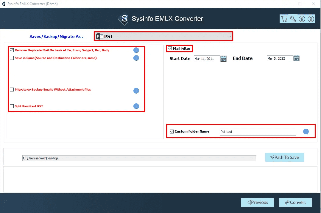 Sysinfo Emlx Converter media 4