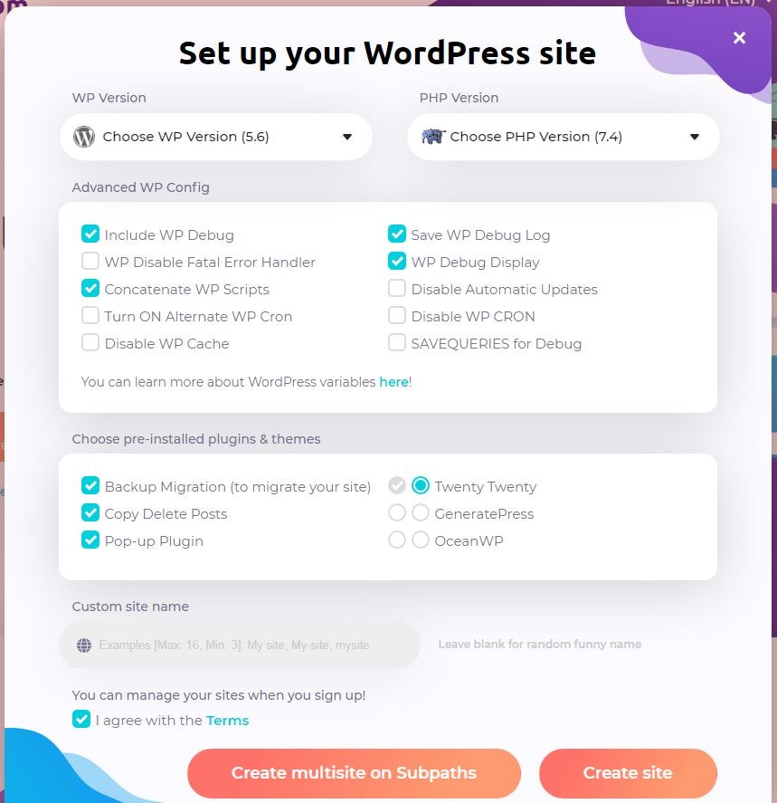 TasteWP gallery image
