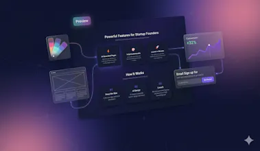 AI SaaS Landing Page Template gallery image