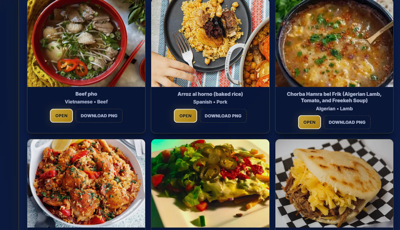 Global Meal Generator screenshot 3