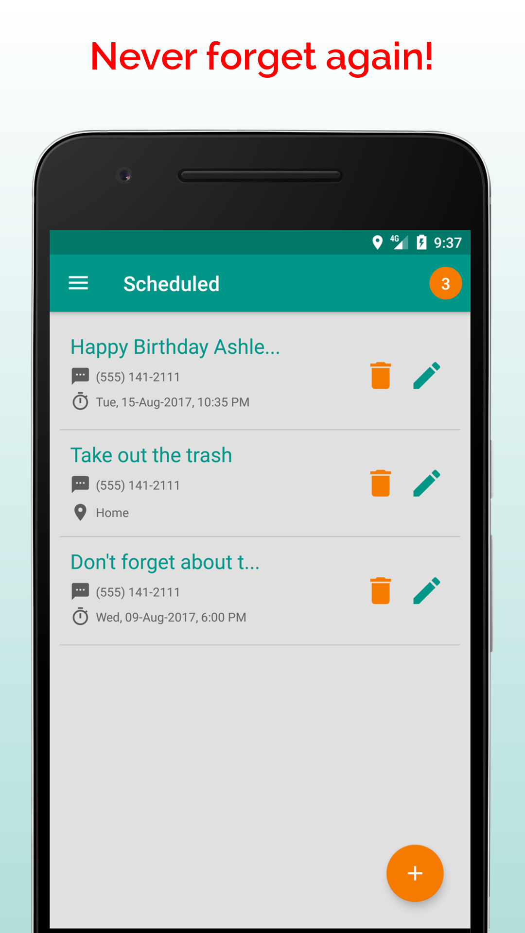 TextMinder - Text Message Reminders gallery image