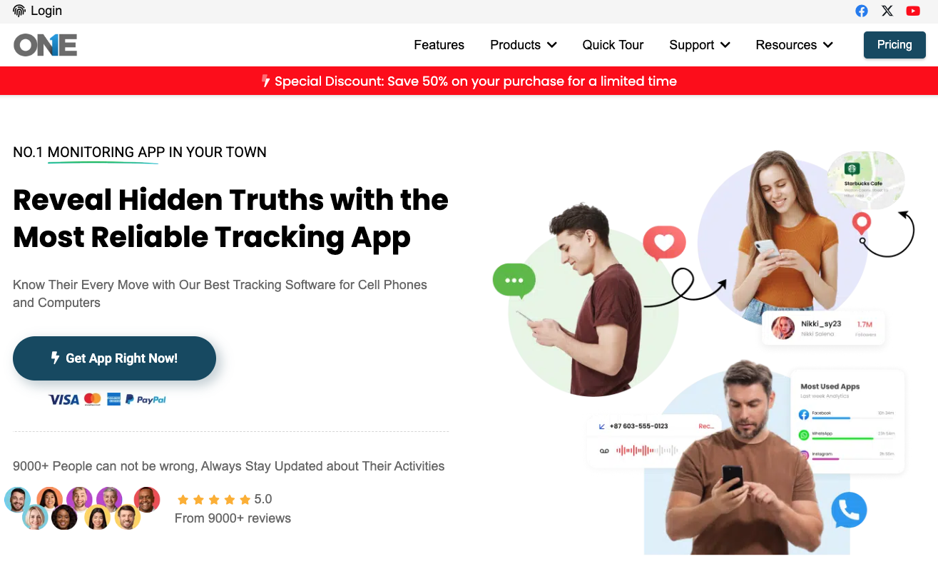 Thonespy - App di tracker del cellulare Theonespy media 1