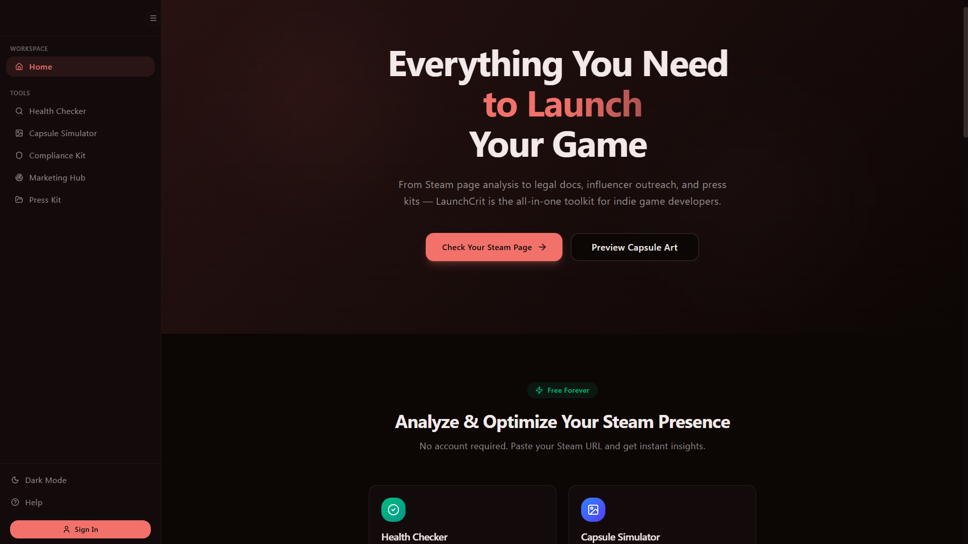 LaunchCrit gallery image