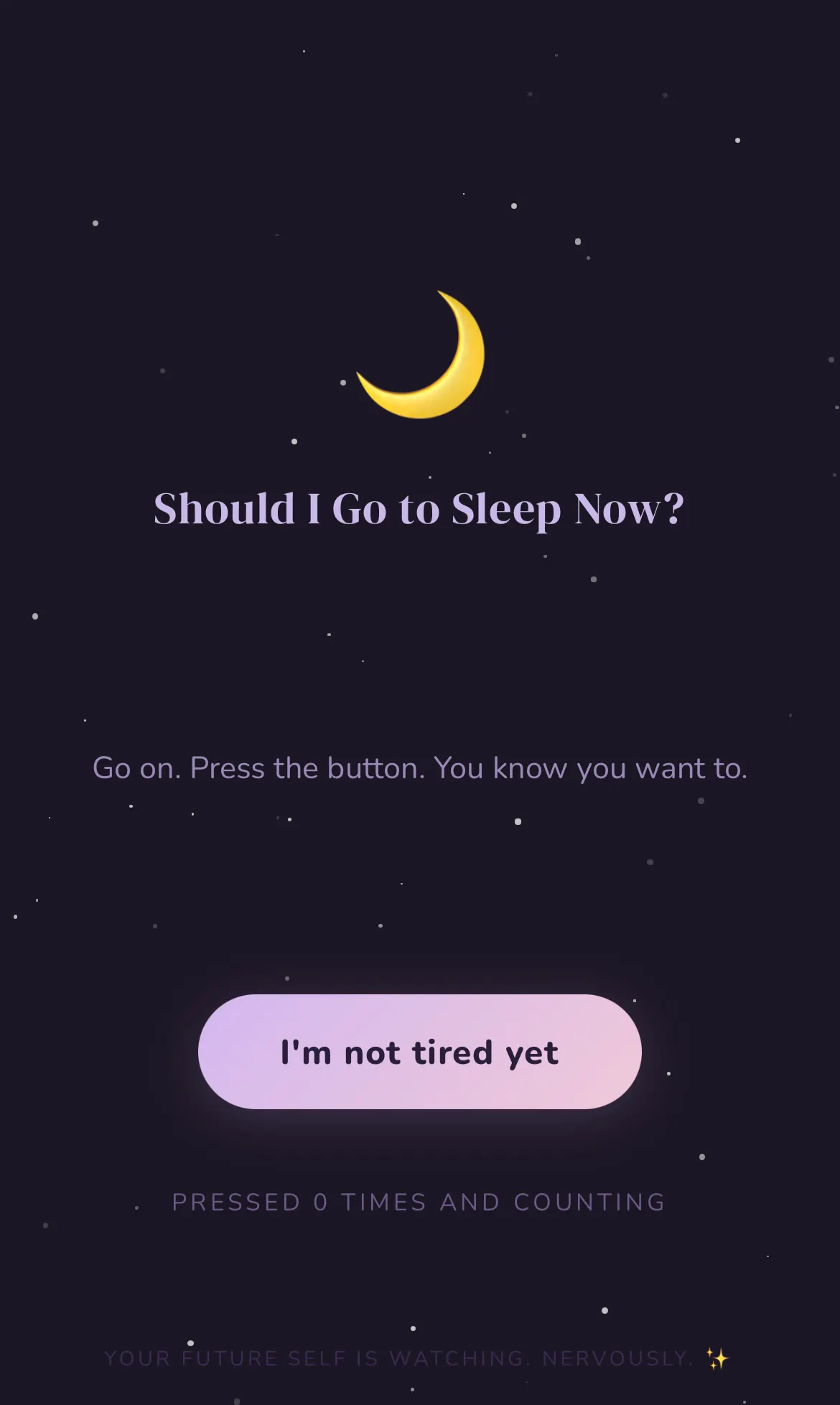 Should I Go to Sleep Now? 專案橫幅