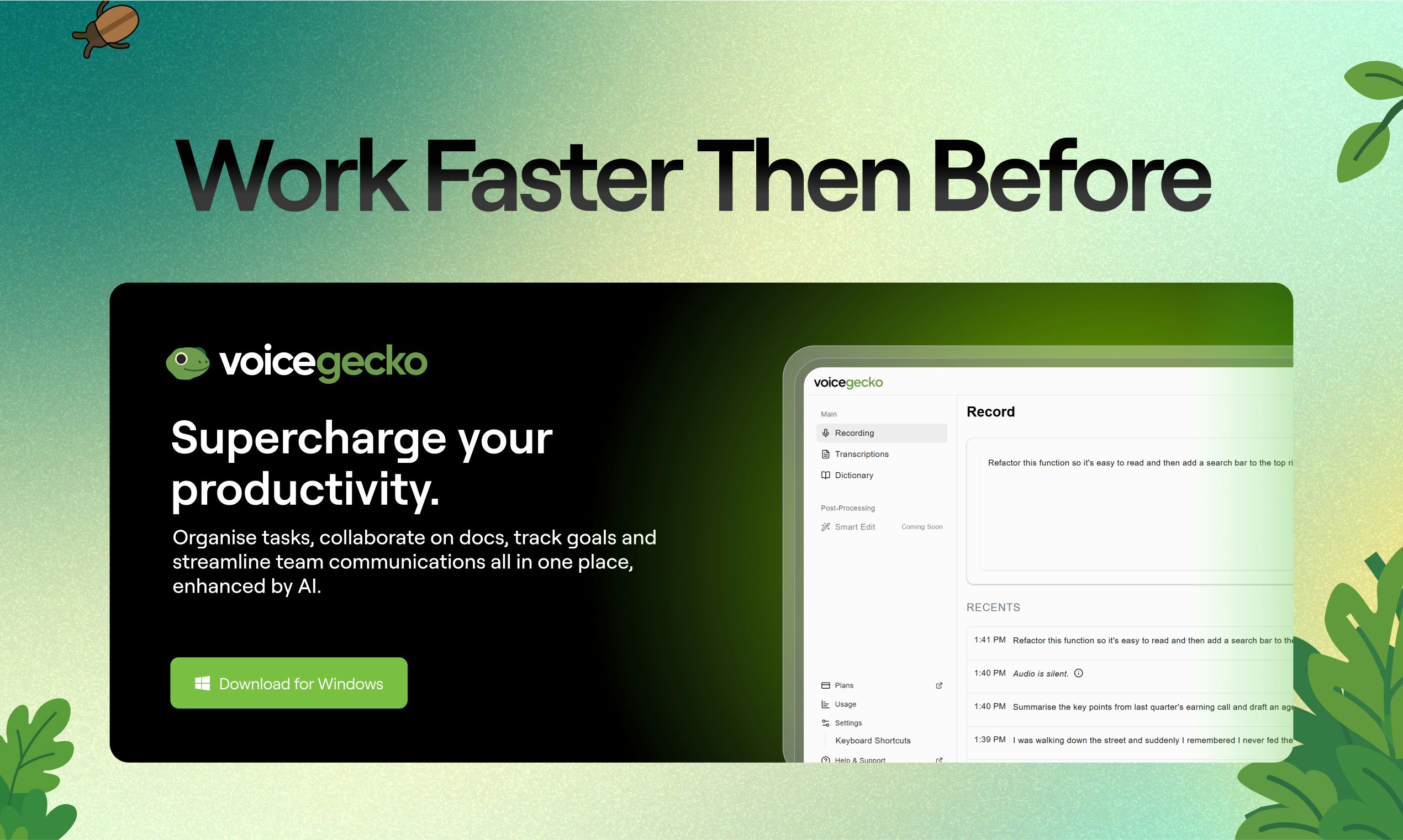 Voice Gecko gallery image