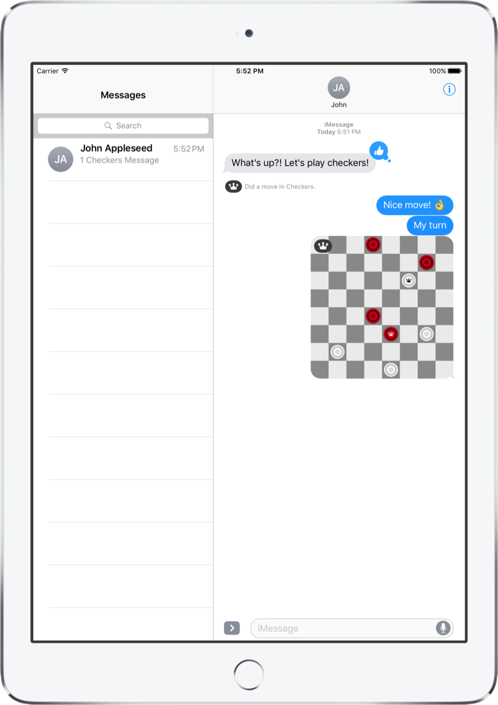 Checkers (Draughts) for iMessage gallery image